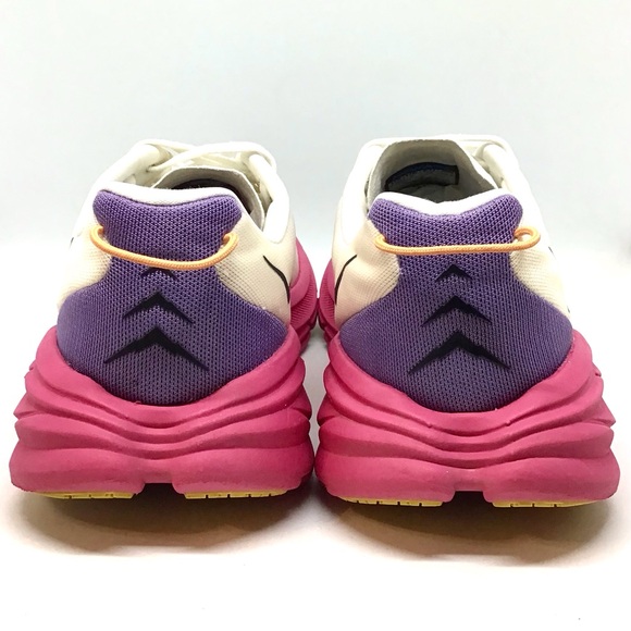 Hoka One One Women’s Rincon 3  Eggnog/Pink Running Shoe Size 6.5 - Picture 6 of 11